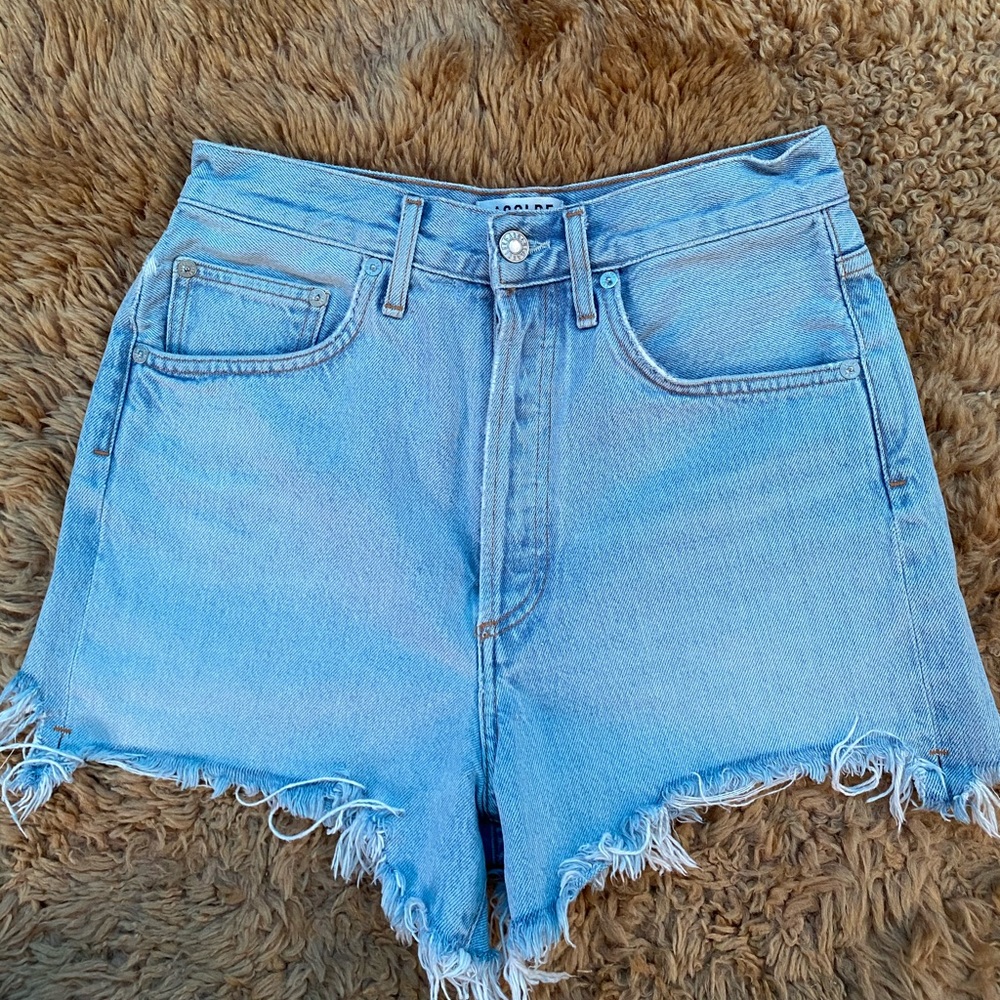 AGOLDE Los Angeles Premium Denim Shorts.